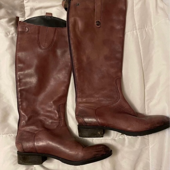 Leather tall boots - Picture 1 of 3